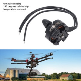 MT2204 2300KV Brushless Motor 420g Maximum Thrust RC FPV Drone Brushless Motor Alloy Steel for QAV 180 210 250 Black