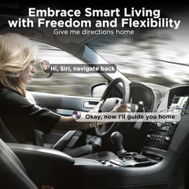 Wireless CarPlay Adapter for Apple iPhone,Converter Wired Carplay to Wireless,Stable Connection Fit for Cars from 2017-2025 & iPhone iOS 11+ (Carbon)