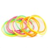Mytoptrendz® Set of 12 Thin Rubber Bangle Bracelet Wristbands Assorted