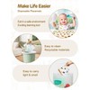 KAshack 45 Pack Sticky Disposable Placemats for Baby & Toddlers,Cute