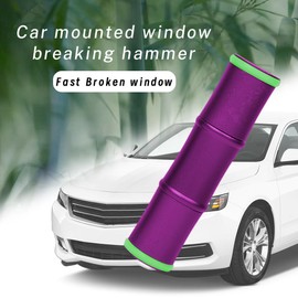Wedcool Window Breaker Seatbelt Cutter, Car Safety Hammer, 2-in-1 Emergency Escape Tool Under Water One Second Glass Breaker, Life-Saving Car Accessories Universal for Men Women Child (Purple)