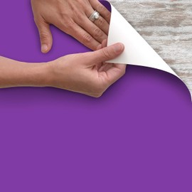Magic Cover Self-Adhesive Vinyl Shelf and Drawer Liner, 18" x 16', Purple (16F-18872-06)