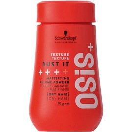 Schwarzkopf Professional OSIS - Dust It Polvo Matificante 10 g, Fijación Fuerte, para Cabello Seco, Agarre Instantáneo, Volumen Increíble, Elevación de Raíces, Acabado Mate, Sujeción Intensa, Efecto Natural, Fácil de Aplicar