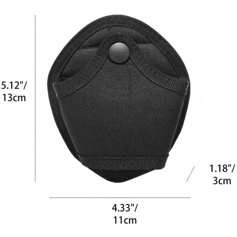 Unbranded 2Pack Handcuff Case Nylon Open Top Holder Pouch Fits