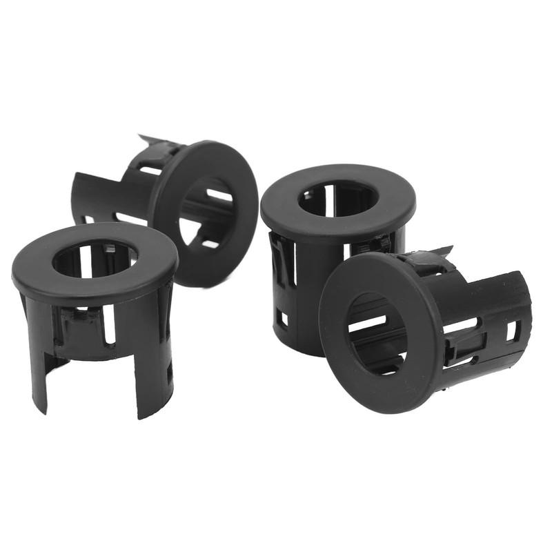 4Pcs Parking Assist Sensor Bezels,KIMISS ABS Front Rear Parking Aid