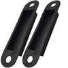Dust Box for Door Latch Keep Strike Black Plastic 114mm