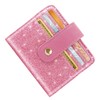 Slim Bifold Wallet RFID Credit Card Wallet Glitter Leather Small