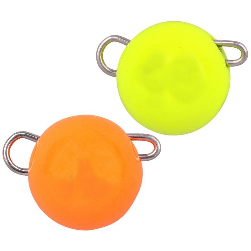 Spro Freestyle Tungsten Bottom Jig Glow Orange/Chartreuse – 2 Fishing