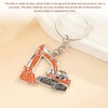 2 Pieces Excavator Keychains, Creative Cartoon Keychains, Metal Keychains, Interesting