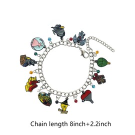 RHXWFDG TV Movies Bracelet Charm, Environmental Zinc Alloy Hand Chain Bracelets, Anime Gifts Charm Chain for men and Women