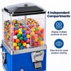 4 Compartment Coin Operated Candy Vending Machine with Adjustable Stand