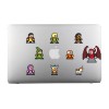 8-BitHero 8bit DUNGEONS & DRAGONS Vinyl Decal Set of 9