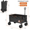 Collapsible Wagon Cart with Wheels Foldable - Folding Utility Heavy