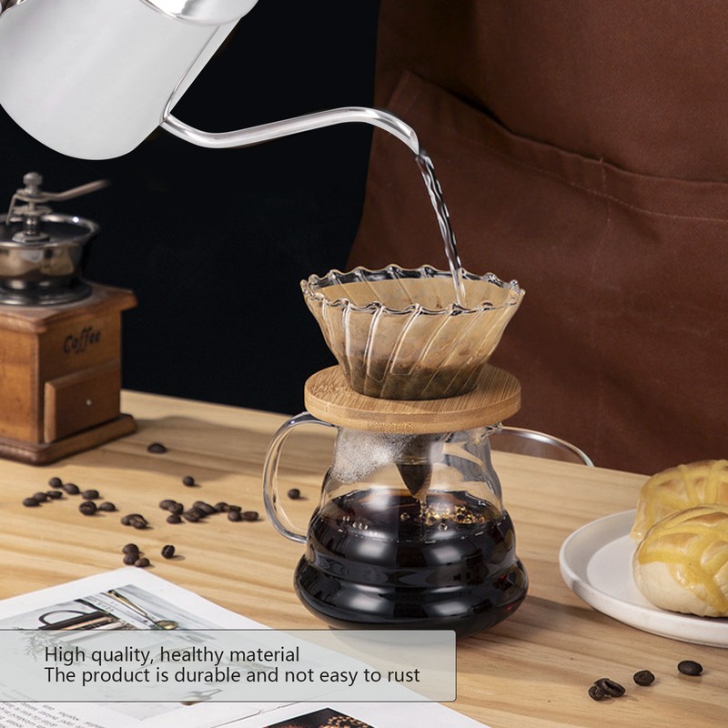 304 Stainless Steel PTFE Coffee Kettle with Inner Scale Thickened