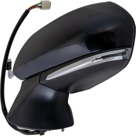 For Toyota Camry 2018 2019 2020 Door Mirror Driver and Passenger Side | Pair | Power | Heated | Manual Folding | Hybrid | w/Signal Lights & Blind Spot Detection TO1320368, TO1321368 | 87940-06840