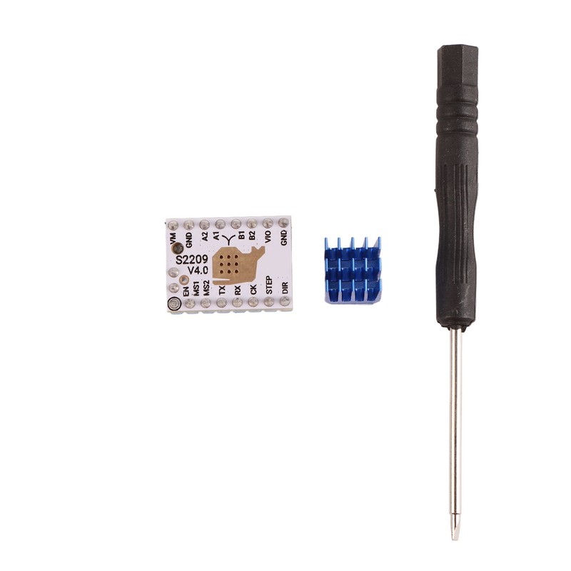 Motor Driver Compatible TMC2209 Ultra‑Quiet Stepper Drive with Heatsink for