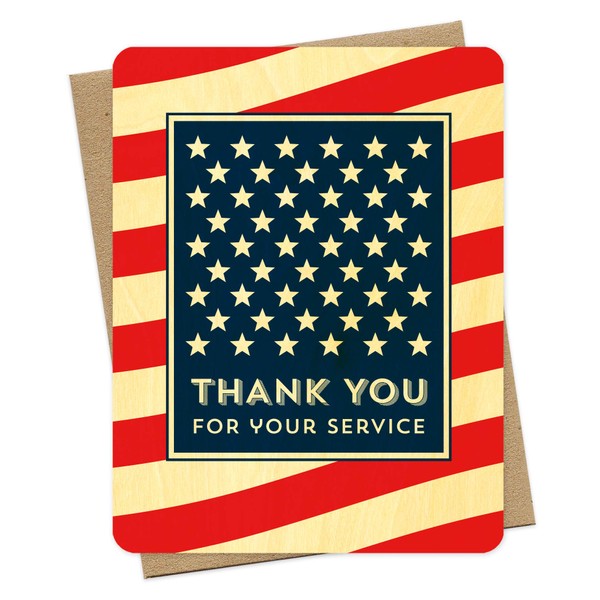 American Thank You Card by Night Owl Paper Goods