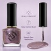 10ML Glitter Nail Polish, Quick Dry Holographic Sparkle, No UV