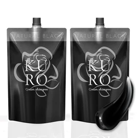 Yoko Minamino Acclaimed [7 in 1] Balanose KURO Cream Shampoo 14.1 oz (400 g) (Hair Manicure, Treatment for Gray Hair, Damage Care, Scalp Care, Color Retention Support, Shampoo, Conditioner) Cream Shampoo for Gray Hair Manicure, Black Dye, Shampoo Treatme