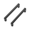 Ravinte 15 Pack Matte Black Square Bar Drawer Handles -