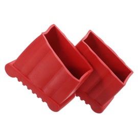 Tofficu 2pcs Nonslip Ladder Foot Covers Telescoping Ladder Feet Mats for Stability Tile and Floors Lightweight and Easy to Install