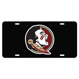 (BLK/REF SEMINOLE HEAD TAG (17007)) - Florida State Seminoles Tag