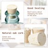 Ziliny 2 Pcs Carboy Cork Stopper, Glass Carboy Cap for
