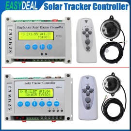 SZMWKJ Electronic Single/Dual Axis LCD Solar Panel Tracking Tracker Track Controller EL - Single Axis System