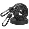 Tensioning Elastic Strap with Carabiner, 4 Pieces, 100 cm Tensioning