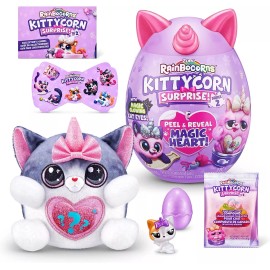 Zuru Toys Rainbocorns Kittycorn Surprise Series  Egg Plush [1 RANDOM Figure]