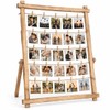 Wooden Photo Display Board with 30 Clips, 25 x 33