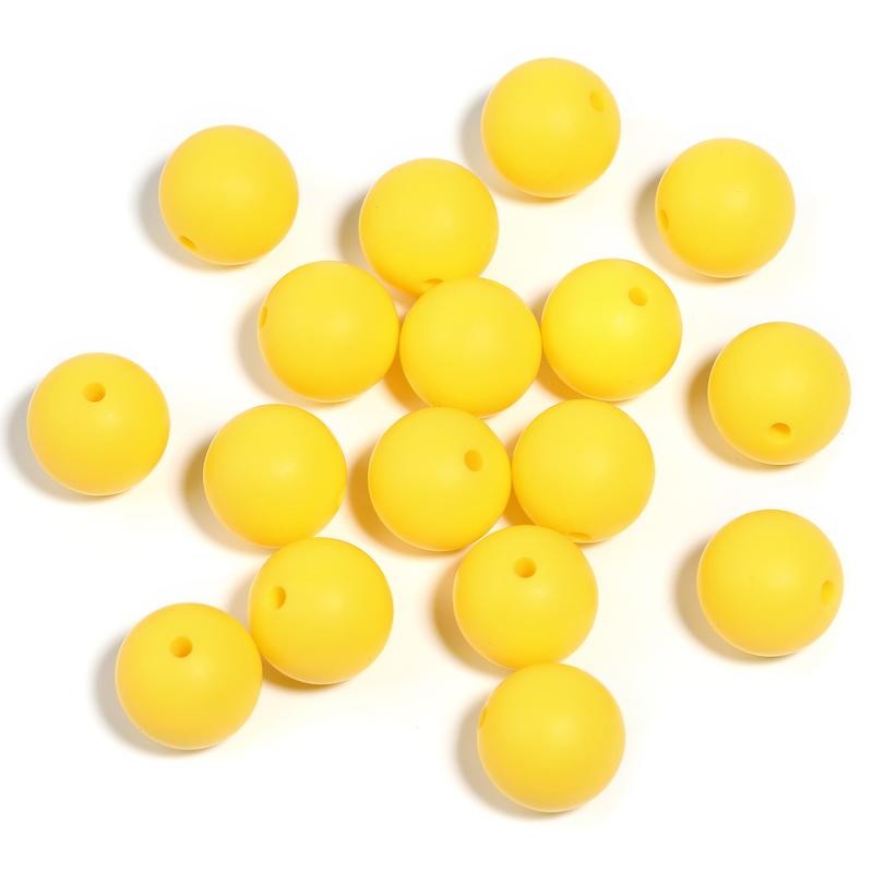 【B170】 Beads for DIY Projects: 15mm Round, Mixed Color, 30Qty
