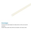 MECCANIXITY Alumina Ceramic Rod Solid Cylinder Whetstone 6mmx100mm Sharpening for
