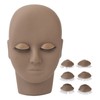 Lash Mannequin Head Makeup Eyelash Extension Practice Doll Head with