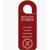 Door Sign Hotel Bitte nicht stören Door Pendant on Both