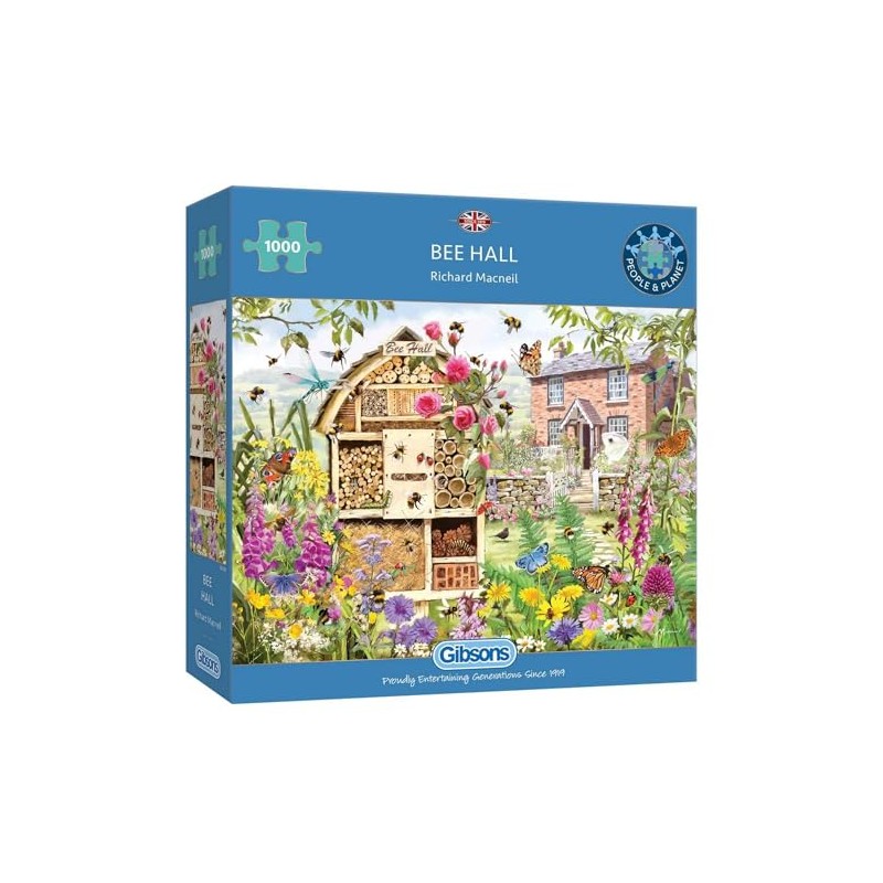 Jigsaw Puzzle with 1000 Pieces: Bee Hall
