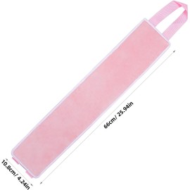 Accesorios de Bronceado Aplicador de Loción Espalda Rosa, 1 Unidad, Tiras Traseras Recubiertas Aplicación Uniforme y Segura en Uso Corporal