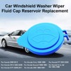 Keenso Windscreen Washer Cap, Plastic Car Screenwash Fluid Cap Windshield