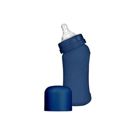 Green Sprouts - Sprout Ware® Baby Bottle Made from Plants and Glass 5 Oz. - 2-Pack (Navy Blue)