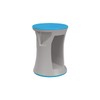 MooreCo Hierarchy Flipz Polypropylene School Stool, Blue/Gray (83464-BLUE)