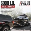 SHOCKSTRAP Ratchet Strap, 9’ x 2” Shock Absorbing Heavy Duty