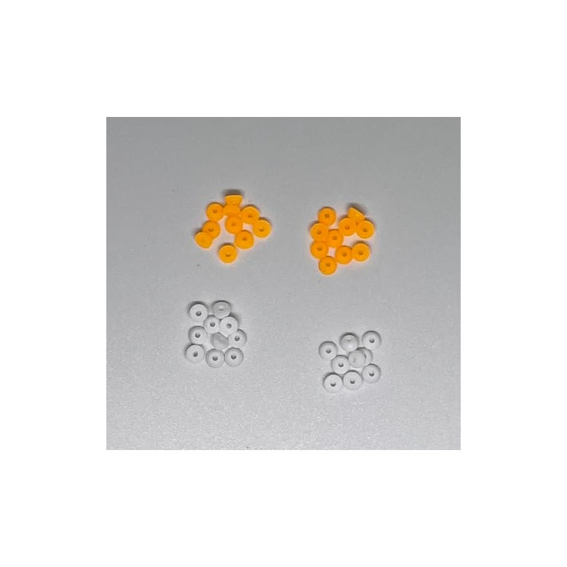 LEFFAI 10 Sets Bushings for Fingerboard Trucks -Random Color