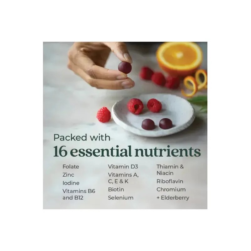 New Chapter Gomitas Multivitamínicas Bayas Mujeres +50 Sin Gluten