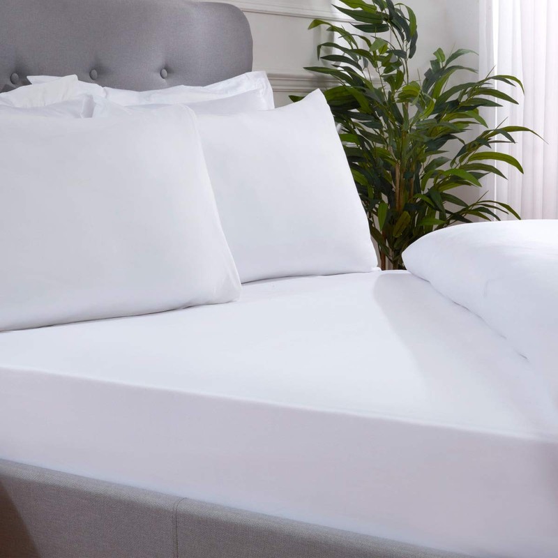 Sleepdown Soft Plain Dye Fitted Sheet Thermal Warm Cosy Bedsheet