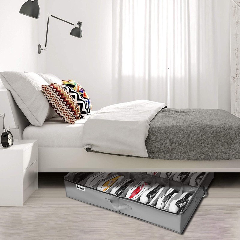 INAYA Under Bed Shoe Storage Organizer Set of 2, Fits