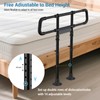 Bed Rails for Elderly Adults Safety:Adjustable Bedside Assist Rails with