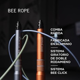 PICSIL - Comba Bee Autoajustable | Doble Rodamiento | Crosstraining y Boxeo | Ultraligera 200g | Cuerda de Aluminio de Alta Velocidad para Hombres y M