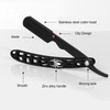 Straight Edge Razor Holder Men Professional Hollow Handle Manual Shaver