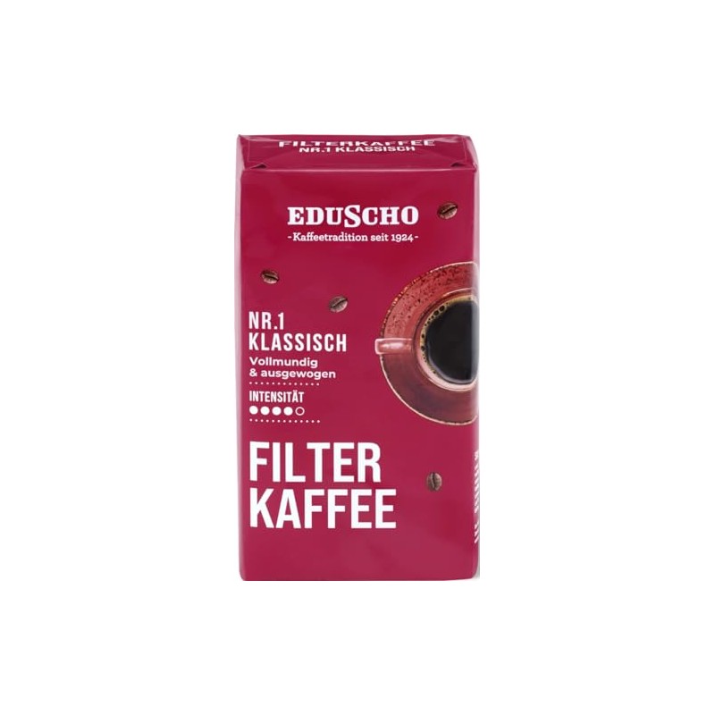 2 Packs Eduscho Gala Nr. 1 Ground Coffee 17.6oz/500g