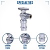 1/4 Turn Press Angle Stop Valve | 1/2" Press x